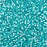 Preciosa Czech Glass, 11/0 Round Seed Bead, Silver Lined Green Dyed (1 Tube)