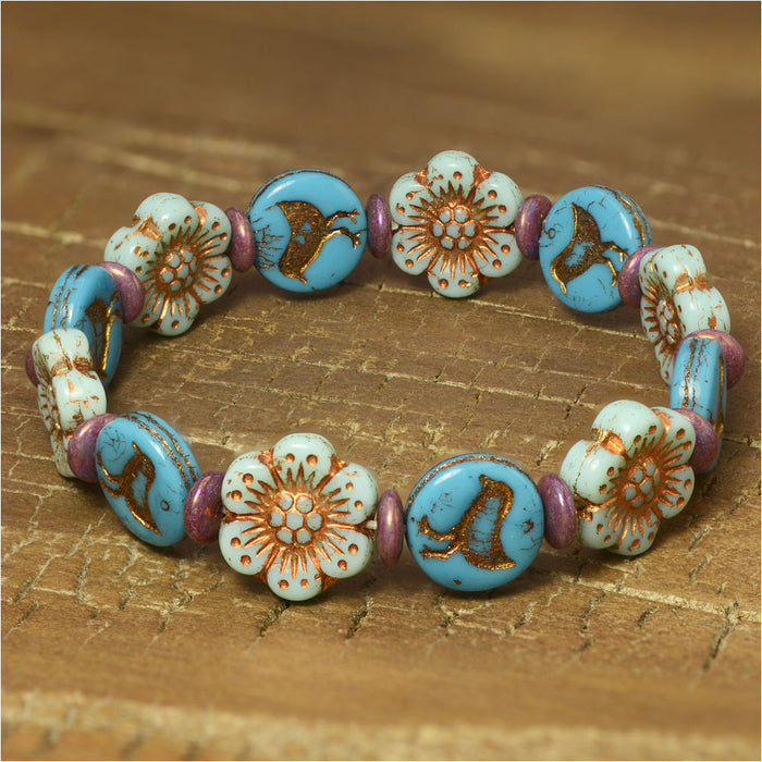 Retired - Flying Over Flowers Bracelet