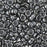 Czech Glass, Domed Teacup Beads 4x2mm, Hematite (2.5" Tube)