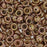 Czech Glass, Domed Teacup Beads 4x2mm, Luster - Rose/Gold Topaz (2.5" Tube)