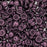 Czech Glass, Domed Teacup Beads 4x2mm, Metallic Suede - Pink (2.5" Tube)