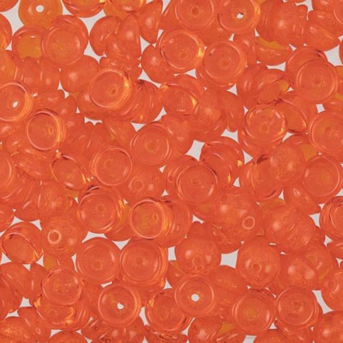 Czech Glass, Domed Teacup Beads 4x2mm, Hyacinth (2.5" Tube)