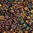 Czech Glass, Domed Teacup Beads 4x2mm, Matte - Metallic Bronze Iris (2.5" Tube)