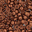 Czech Glass, Domed Teacup Beads 4x2mm, Matte - Metallic Antique Copper (2.5" Tube)