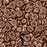 Czech Glass, Domed Teacup Beads 4x2mm, Matte - Metallic Bronze Copper (2.5" Tube)