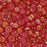 Czech Glass, Domed Teacup Beads 4x2mm, Luster Iris - Ruby (2.5" Tube)