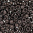 Czech Glass, Domed Teacup Beads 4x2mm, Matte - Dark Bronze (2.5" Tube)