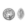 TierraCast Pewter, Western Bead 11mm Antiqued Silver Plated (2 Pieces)