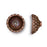 Bead Cap, Acorn 10mm, Antiqued Copper Plated, by TierraCast (1 Piece)
