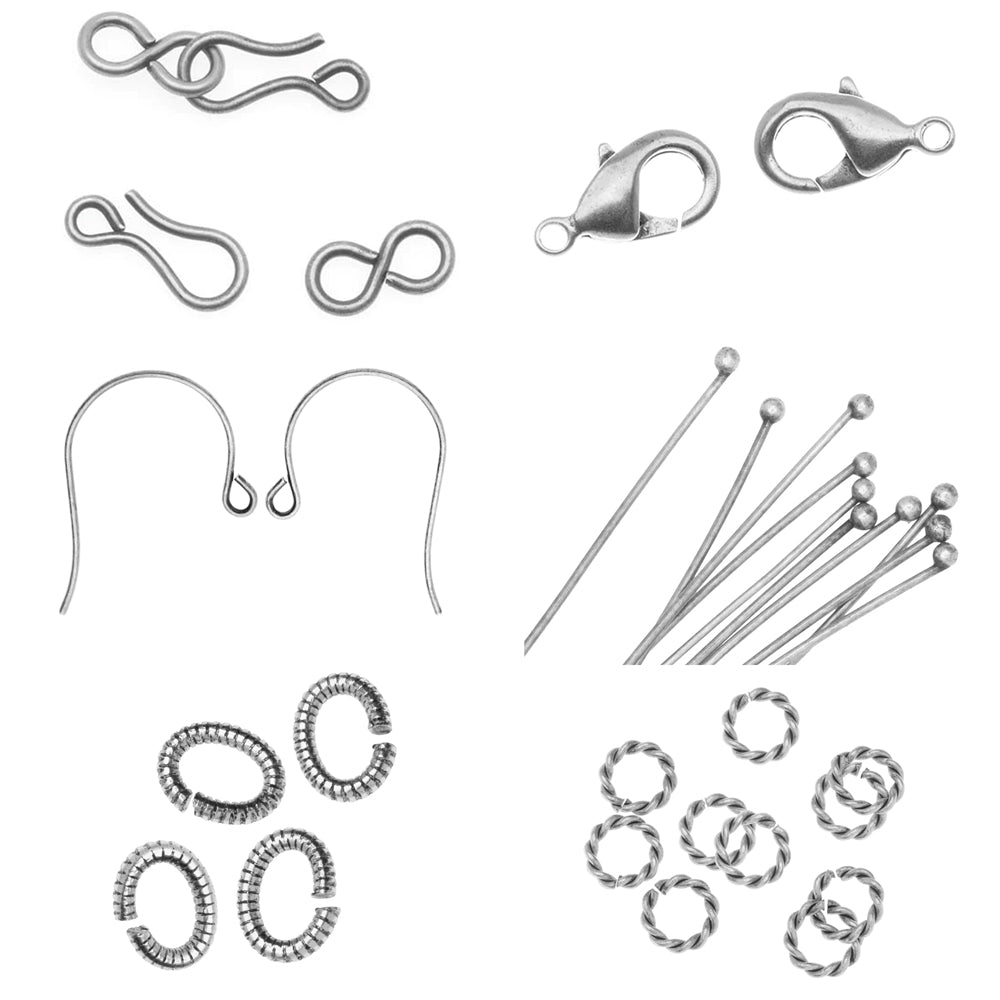 Nunn Design Antiqued Silver - Findings Collection