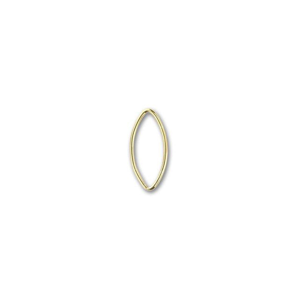 Connector Link, Marquise Shaped 19x9mm, 14k Gold-Filled (1 Piece)