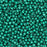 Czech Glass, Half-Drilled Round Finial Beads 2mm, Saturated Metallic Arcadia (2.5" Tube)