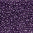 Czech Glass, Half-Drilled Round Finial Beads 2mm, Tanzanite (2.5" Tube)