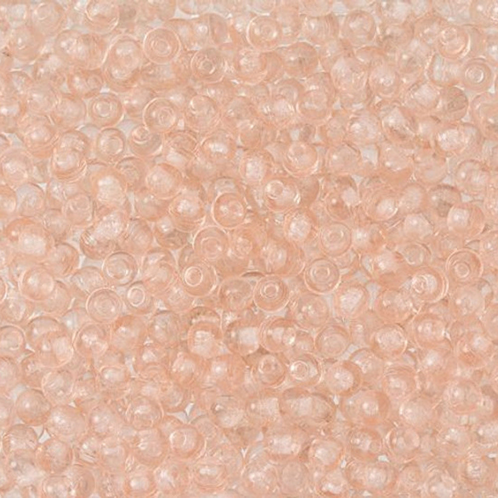 Czech Glass, Half-Drilled Round Finial Beads 2mm, Rosaline (2.5" Tube)