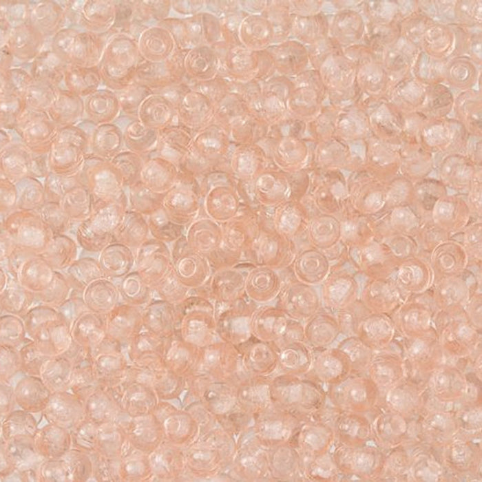 Czech Glass, Half-Drilled Round Finial Beads 2mm, Rosaline (2.5" Tube)