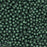 Czech Glass, Half-Drilled Round Finial Beads 2mm, Metallic Suede Light Green (2.5" Tube)