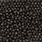 Czech Glass, Half-Drilled Round Finial Beads 2mm, Matte Dark Bronze (2.5" Tube)