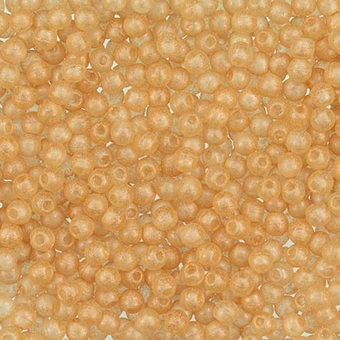 Czech Glass, Half-Drilled Round Finial Beads 2mm, Alexandrite Antique Shimmer (2.5" Tube)