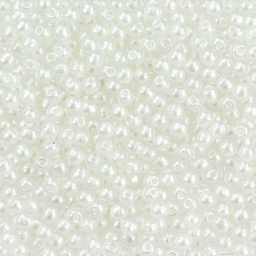 Czech Glass, Half-Drilled Round Finial Beads 2mm, Metal Luster Crystal (2.5" Tube)