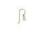 Earring Findings, French Earwire Hook with Loop & Ball 22mm / 22 Gauge, Gold Filled (2 Pairs)