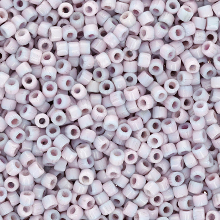 Czech Glass Matubo, 10/0 Seed Bead, Luster Lila (2.5 Inch Tube)