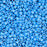 Czech Glass Matubo, 10/0 Seed Bead, Pearl Shine Aqua (2.5 Inch Tube)