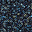 Czech Glass Matubo, 10/0 Seed Bead, Jet Full AB (2.5 Inch Tube)