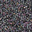 Czech Glass Matubo, 10/0 Seed Bead, Jet Full Vitrail Green (2.5 Inch Tube)