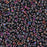 Czech Glass Matubo, 10/0 Seed Bead, Jet Full Sliperit (2.5 Inch Tube)