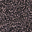 Czech Glass Matubo, 10/0 Seed Bead, Luster Metallic Amethyst Jet (2.5 Inch Tube)
