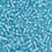 Czech Glass Matubo, 10/0 Seed Bead, Aquamarine Silver Lined (2.5 Inch Tube)