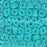 Czech Glass Matubo, 2/0 Seed Bead, Ionic Turquoise Green/Brown (5.5 Inch Tube)