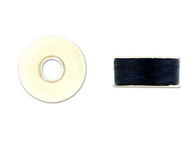 NYMO Nylon Beading Thread Size D for Delica Beads "Black" 64YD/58 Meters