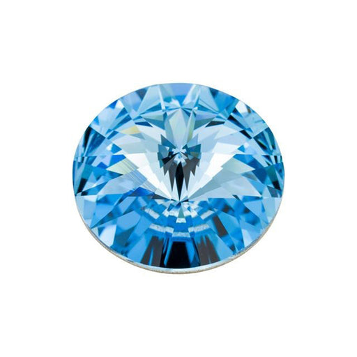 PRESTIGE Crystal, #1122 Rivoli 14mm, Aquamarine (1 Piece)