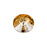 PRESTIGE Crystal, #1122 Swarovski Rivoli 12mm, Crystal Golden Shadow (1 Piece)