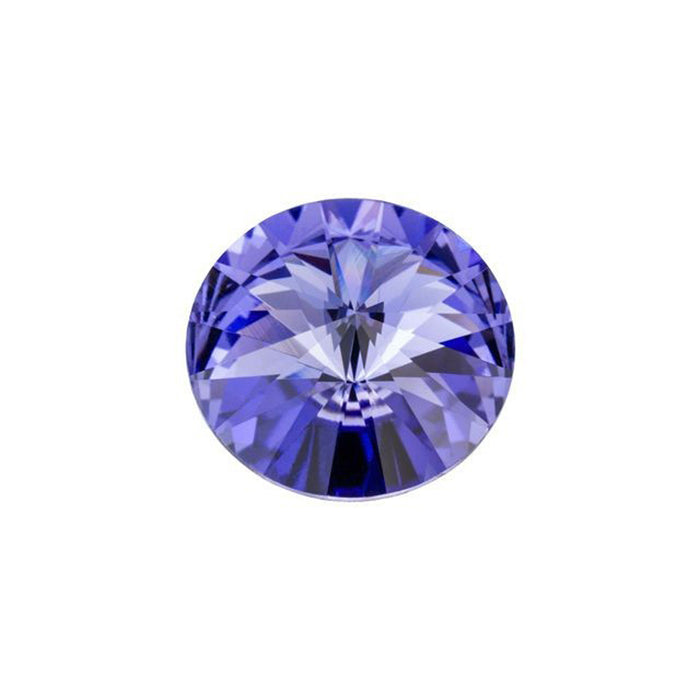 PRESTIGE Crystal, #1122 Swarovski Rivoli 12mm, Tanzanite (1 Piece)