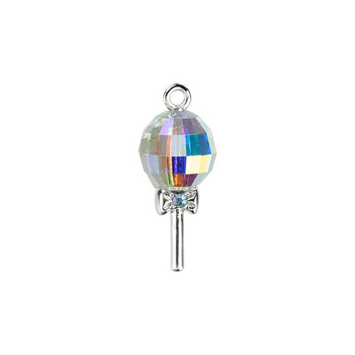 PRESTIGE Crystal, #190107 Cutie Cutes Charm, Louey Lollipop 19.5mm, Crystal AB (1 Piece)