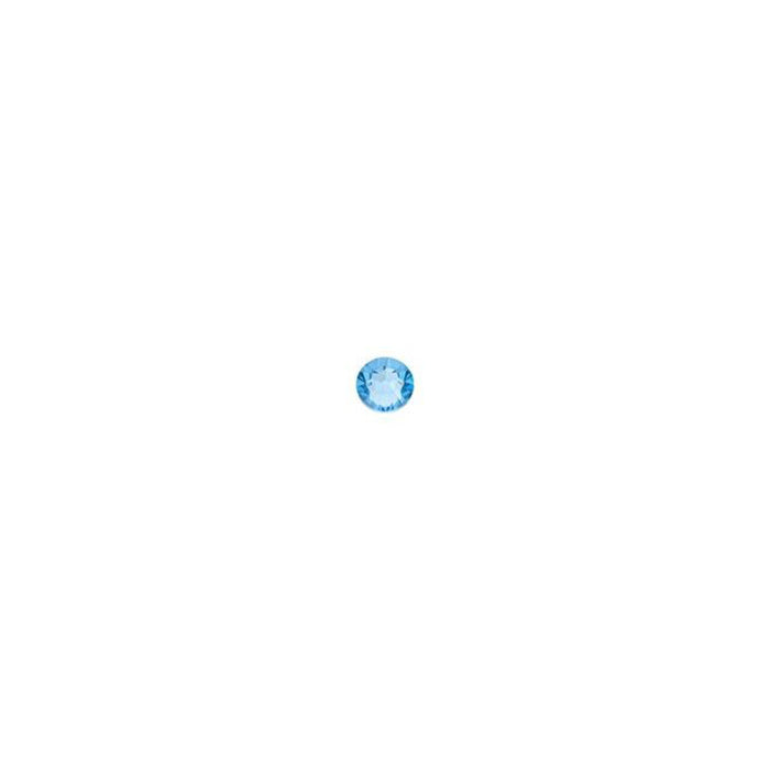 PRESTIGE Crystal, #2058 Round Flatback Rhinestone SS5, Aquamarine (1 Piece)