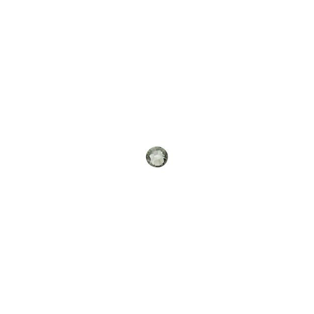 PRESTIGE Crystal, #2058 Round Flatback Rhinestone SS5, Black Diamond (1 Piece)