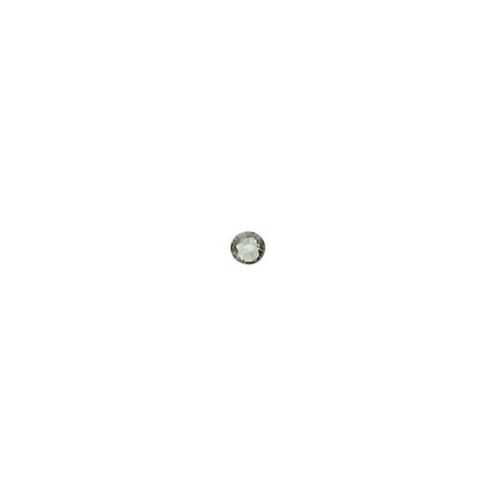 PRESTIGE Crystal, #2058 Round Flatback Rhinestone SS5, Black Diamond (1 Piece)