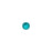 PRESTIGE Crystal, #2058 Round Flatback Rhinestone SS9, Blue Zircon (1 Piece)