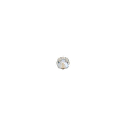 PRESTIGE Crystal, #2058 Round Flatback Rhinestone SS7, Crystal Moonlight (1 Piece)