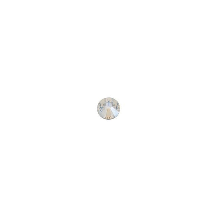 PRESTIGE Crystal, #2058 Round Flatback Rhinestone SS7, Crystal Moonlight (1 Piece)