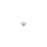PRESTIGE Crystal, #2058 Round Flatback Rhinestone SS7, Crystal Rose Gold (1 Piece)