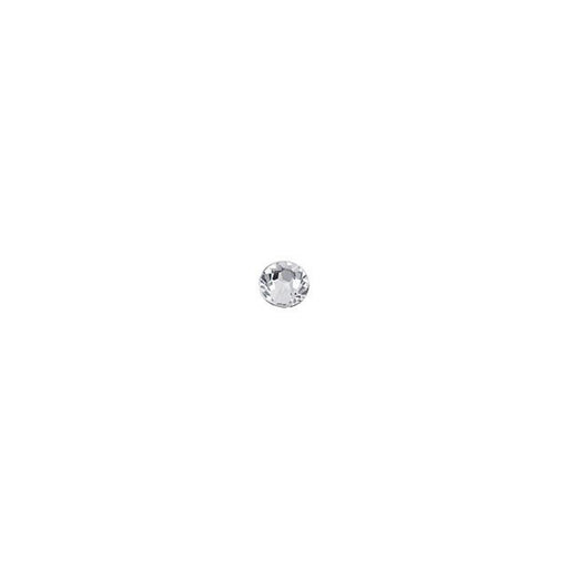 PRESTIGE Crystal, #2058 Round Flatback Rhinestone SS6, Crystal (1 Piece)