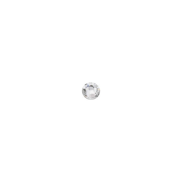 PRESTIGE Crystal, #2058 Round Flatback Rhinestone SS7, Crystal (1 Piece)