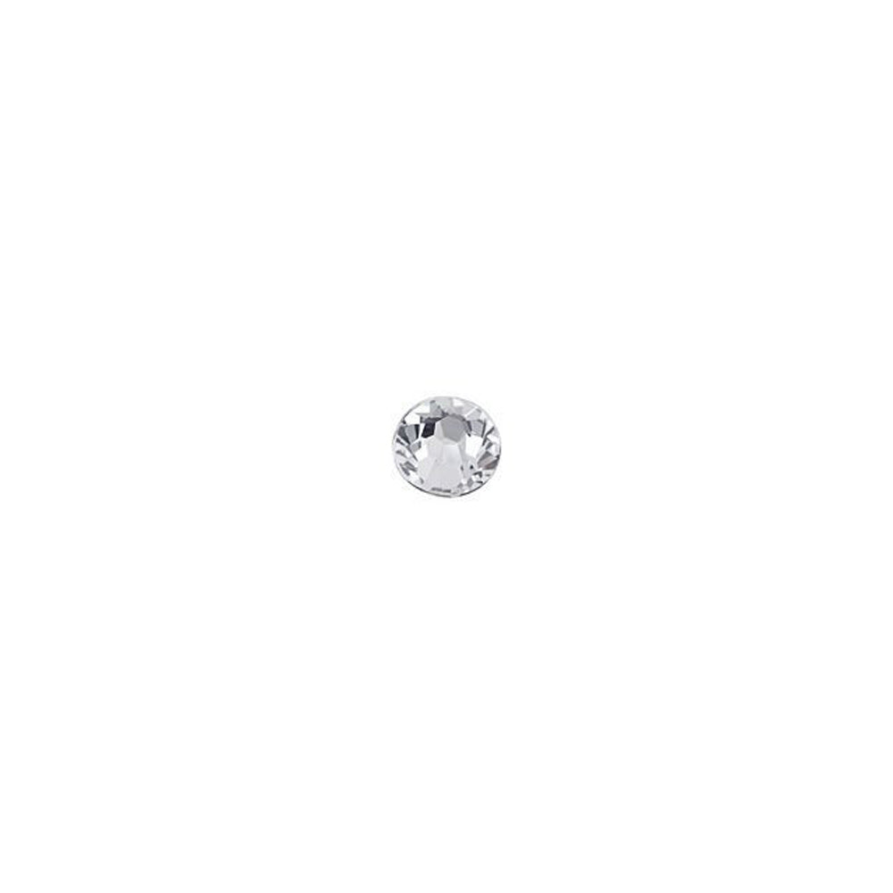 PRESTIGE Crystal, #2058 Round Flatback Rhinestone SS8, Crystal (1 Piece)