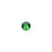 PRESTIGE Crystal, #2058 Swarovski Round Flatback Rhinestone SS12, Dark Moss Green (1 Piece)
