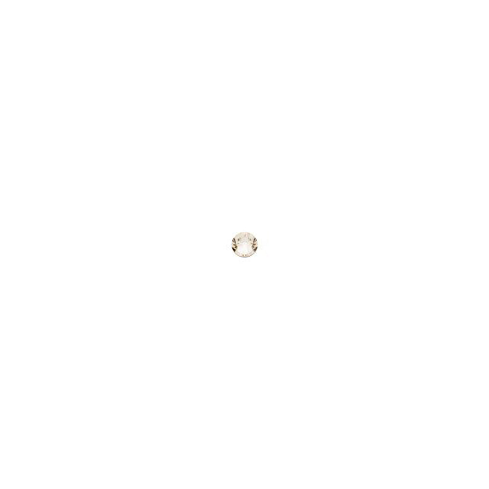 PRESTIGE Crystal, #2058 Round Flatback Rhinestone SS5, Light Silk (1 Piece)