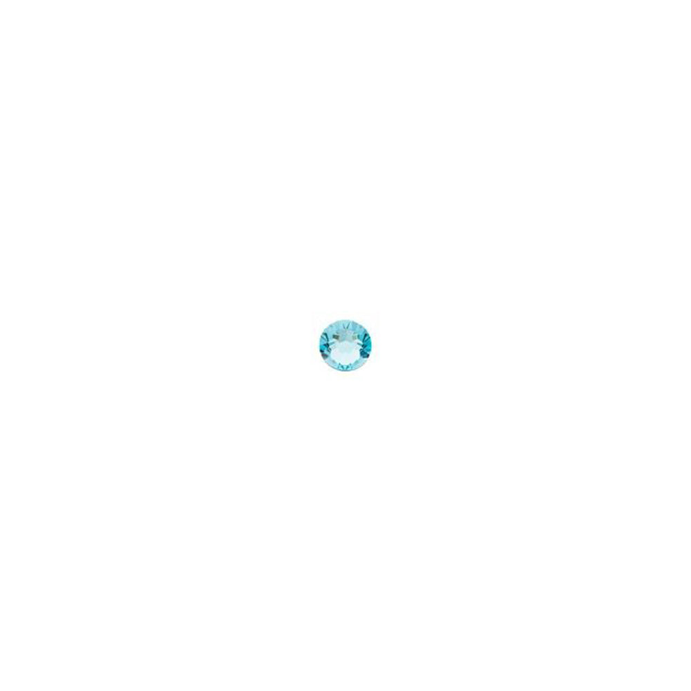 PRESTIGE Crystal, #2058 Round Flatback Rhinestone SS5, Light Turquoise (1 Piece)